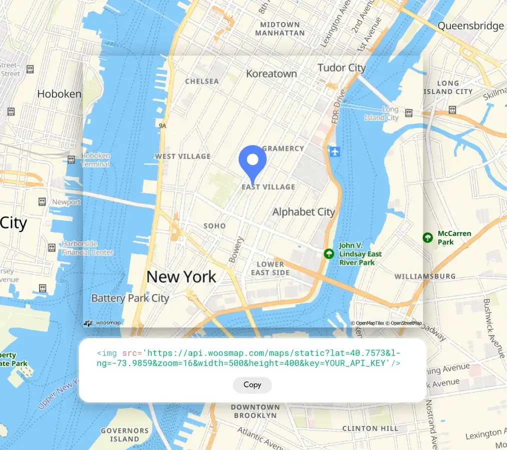 Create sharp and lightweight static maps